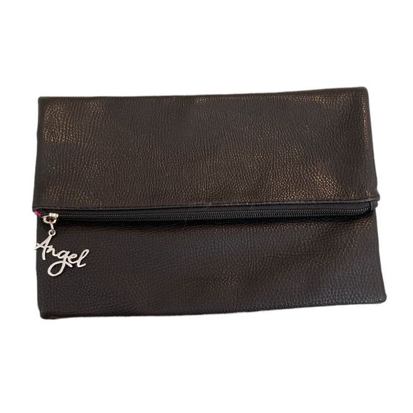 Victoria's Secret Handbags - Victoria's SECRET Black Fold Over Clutch
